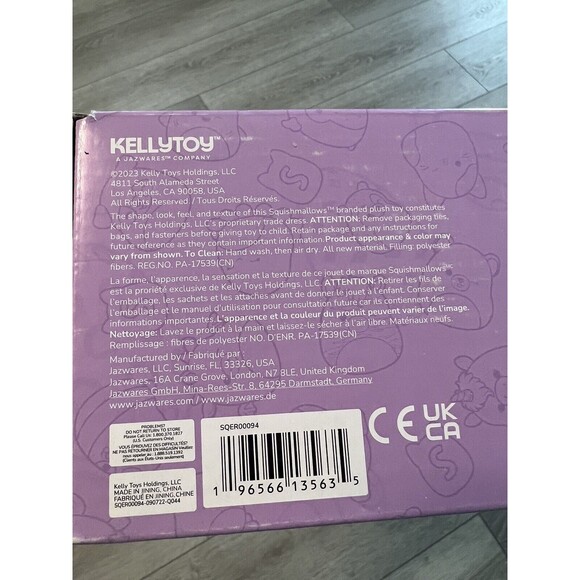 Squishmallows Plush 4 pack Iver, Bastian, Eileen, Dallas 7 inches - Picture 8 of 8